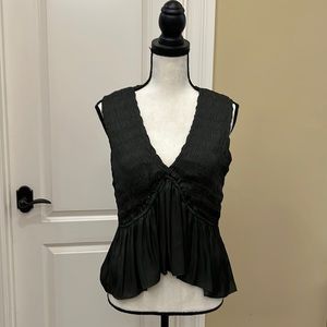 Dark green tank blouse, by Grade & Gather, new with tags.